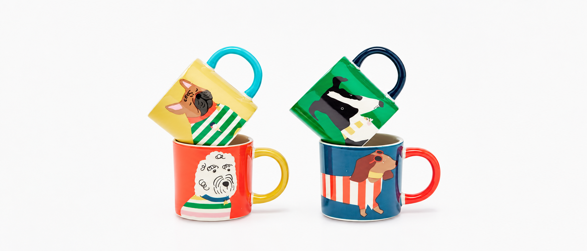 Colorful mugs