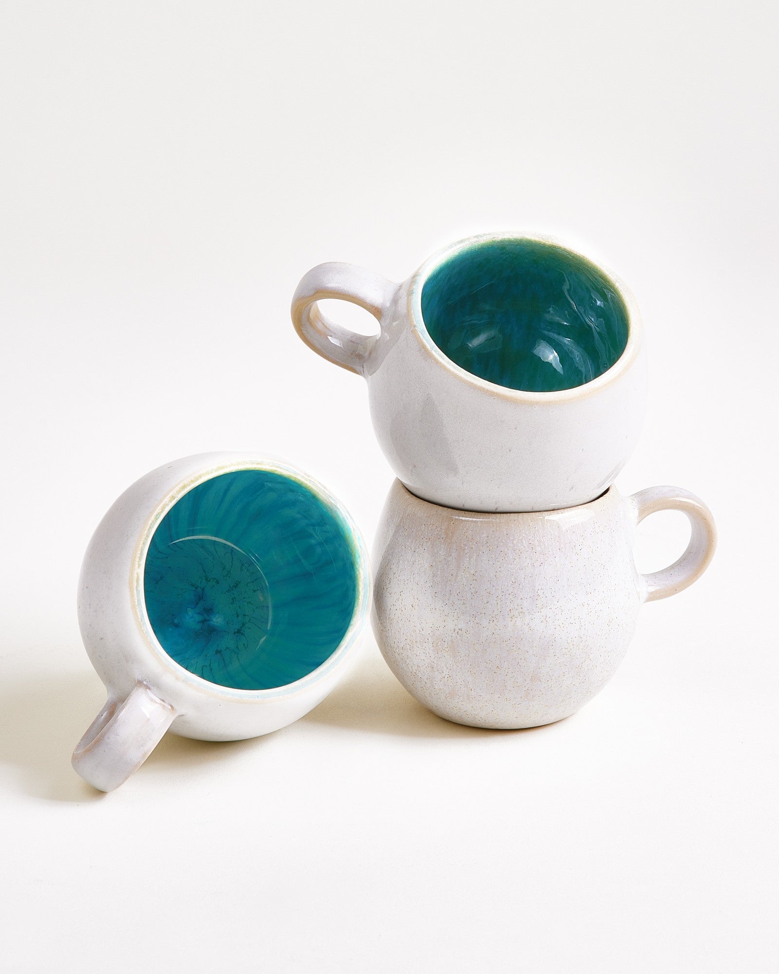 Everyday Aqua Espresso Cup Set of Four