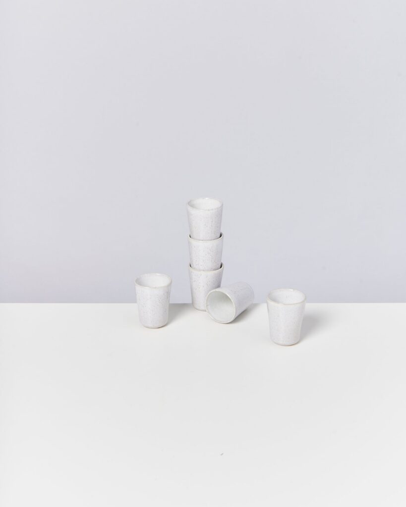 Everyday White Espresso Cup Set of Six