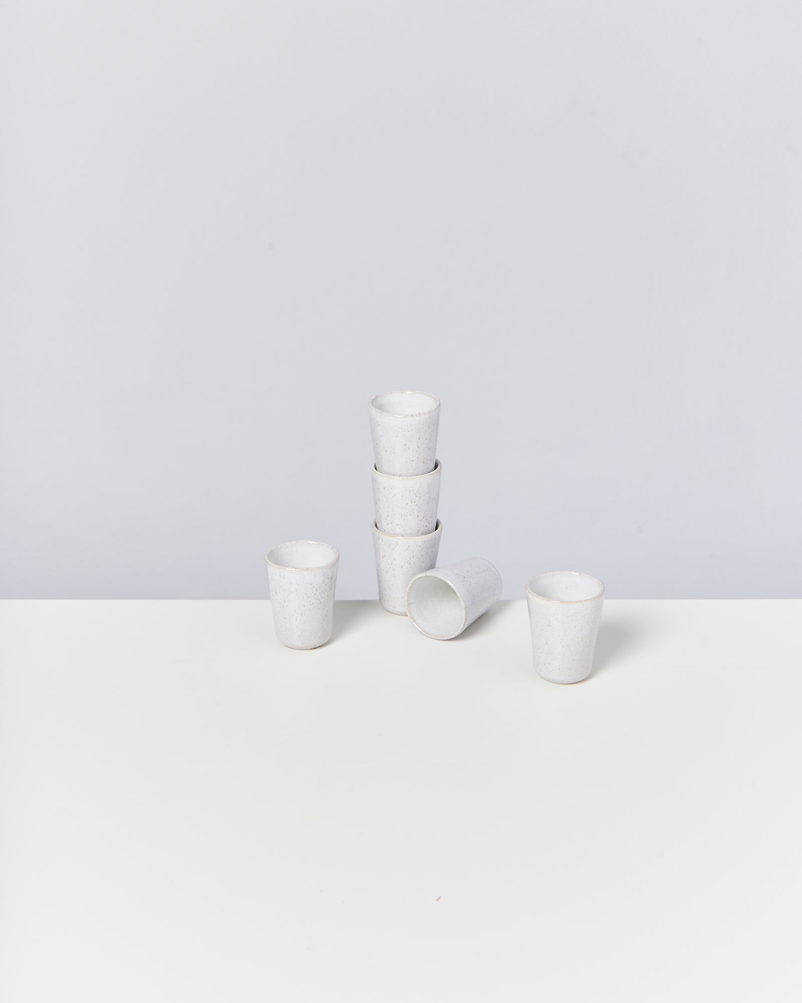 Everyday White Espresso Cup Set of Six