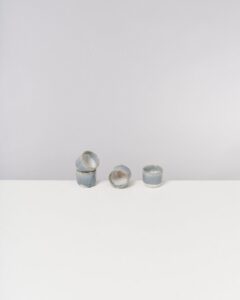 Everyday Gray Blue Espresso Cup Set of Four