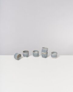 Everyday Gray Blue Espresso Cup Set of Six