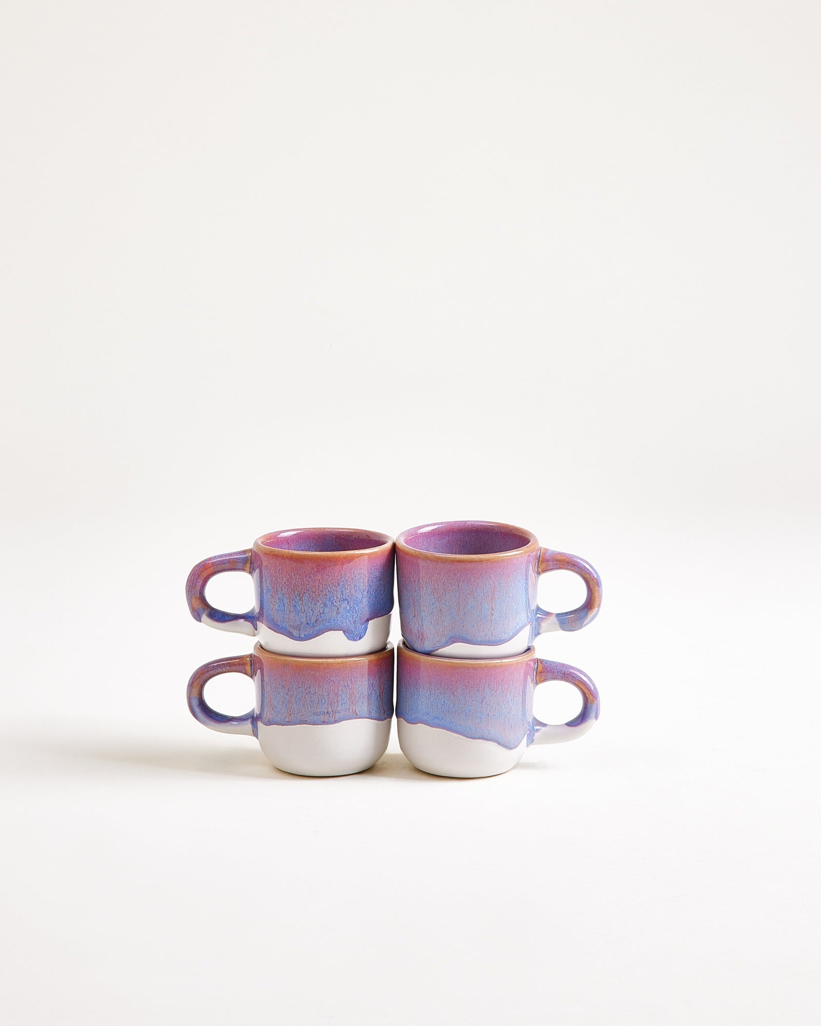 Everyday Rounded Lilac Espresso Cup Set of Four