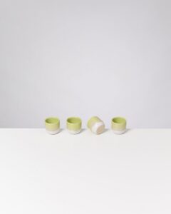 Everyday Lime Espresso Cup Set of Four