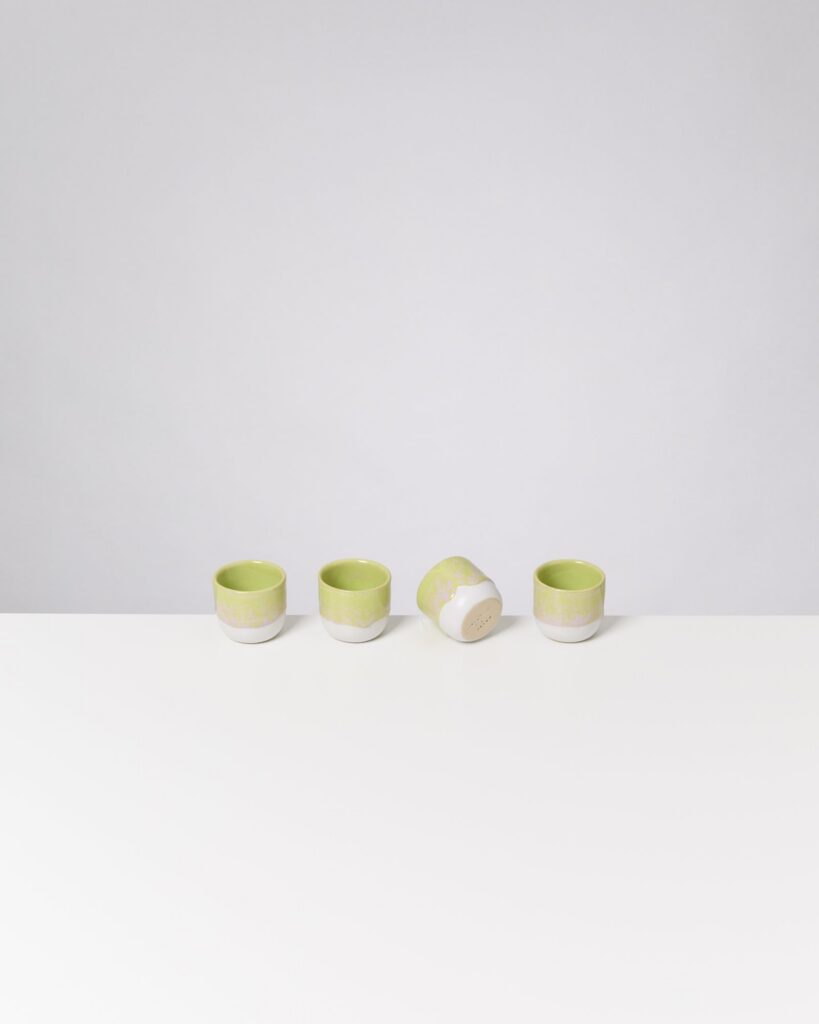 Everyday Lime Espresso Cup Set of Four