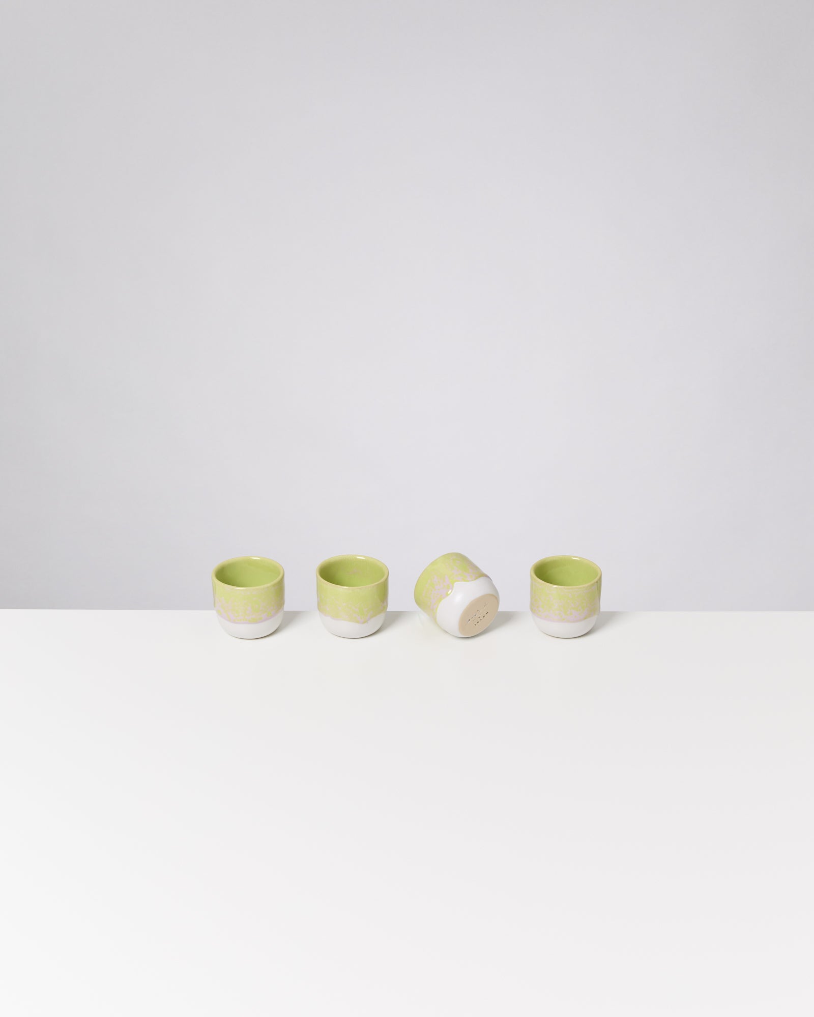 Everyday Lime Espresso Cup Set of Four