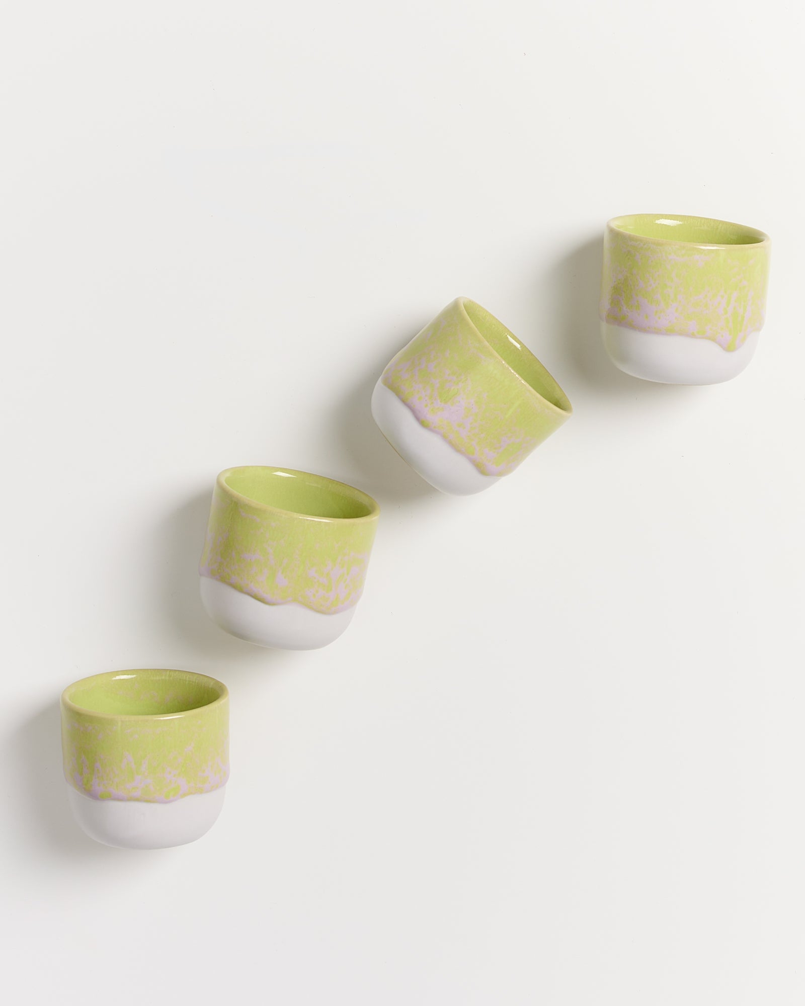 Everyday Lime Espresso Cup Set of Four