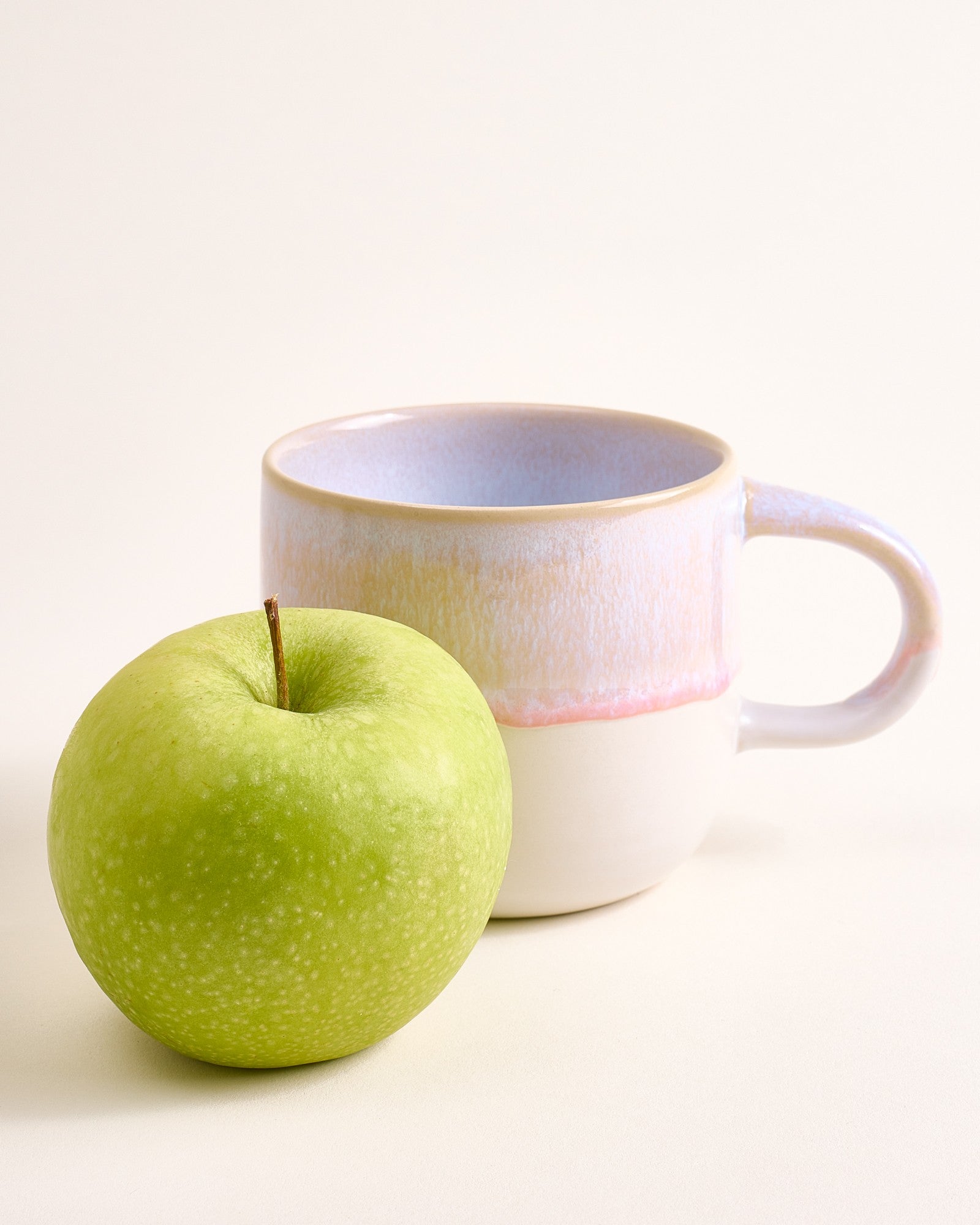 Large Refined Rose Ceramic Mug Set of Six