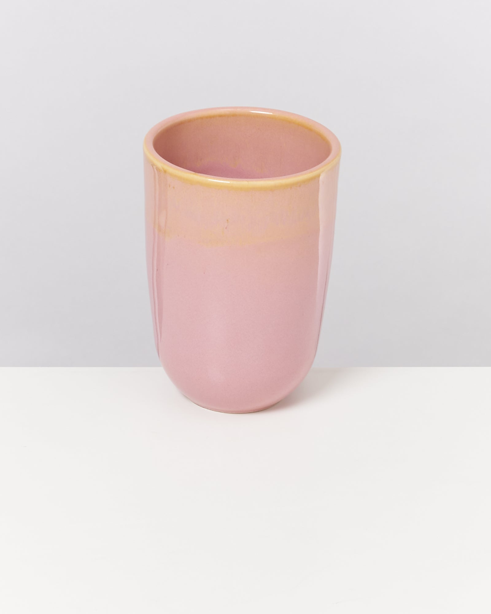 Large Yellow Rose Ceramic Cup Set of Six
