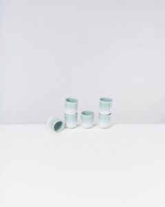 Everyday Mint White Espresso Cup Set of Six