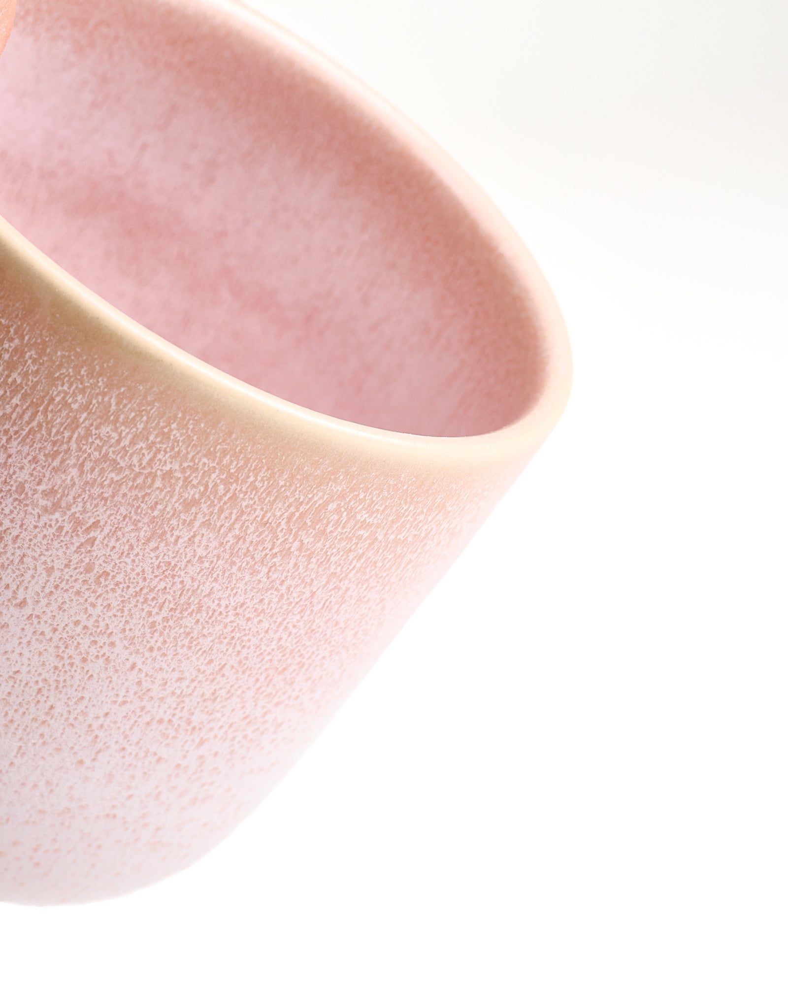 Small Modern Rose Ceramic Cup Set of Four